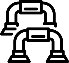 Push Up Grips Outline Svg File, Free Vectors File